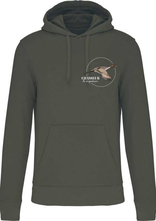Sweat-Shirt Chasseur de Migrateurs logo coeur – Image 3