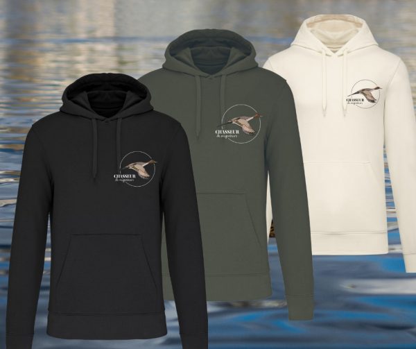 Sweat-Shirt Chasseur de Migrateurs logo coeur